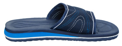 Mens Slip On Sports Sliders Boys Summer Flip Flops Sandals Beach Shower Shoes
