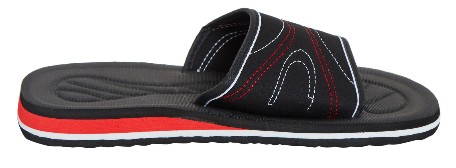 Mens Slip On Sports Sliders Boys Summer Flip Flops Sandals Beach Shower Shoes
