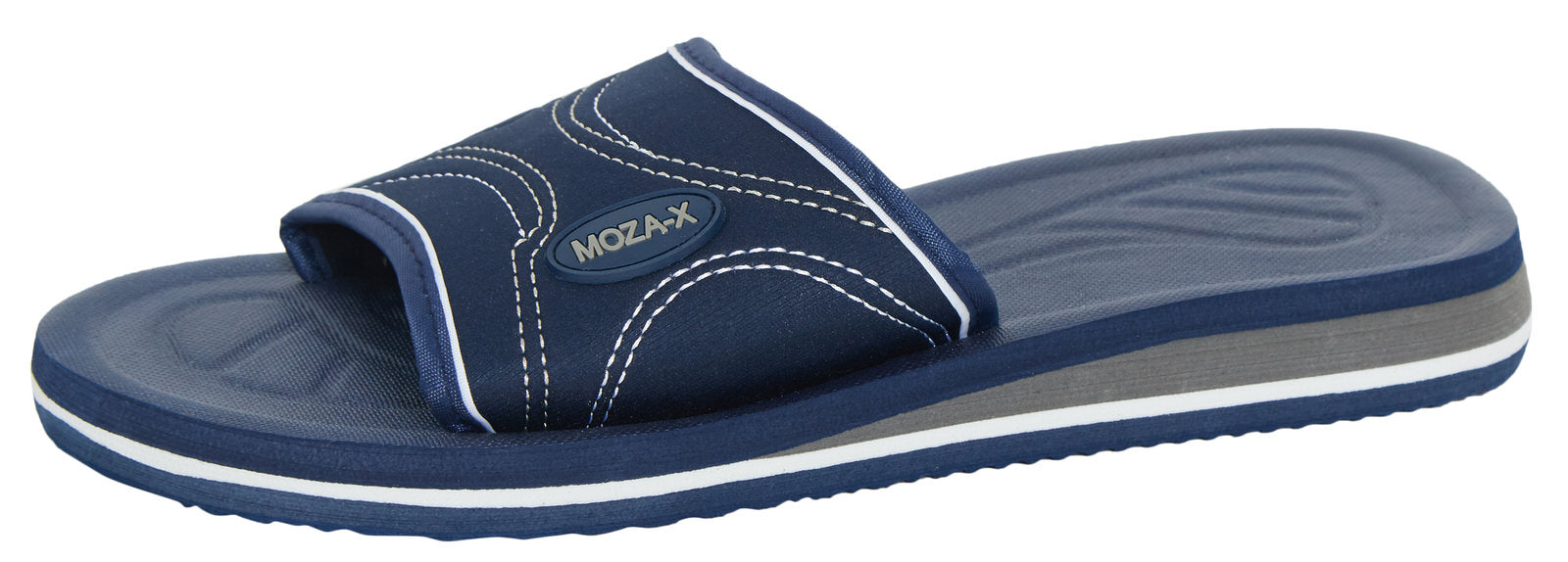 Mens Slip On Sports Sliders Boys Summer Flip Flops Sandals Beach Shower Shoes