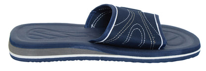 Mens Slip On Sports Sliders Boys Summer Flip Flops Sandals Beach Shower Shoes