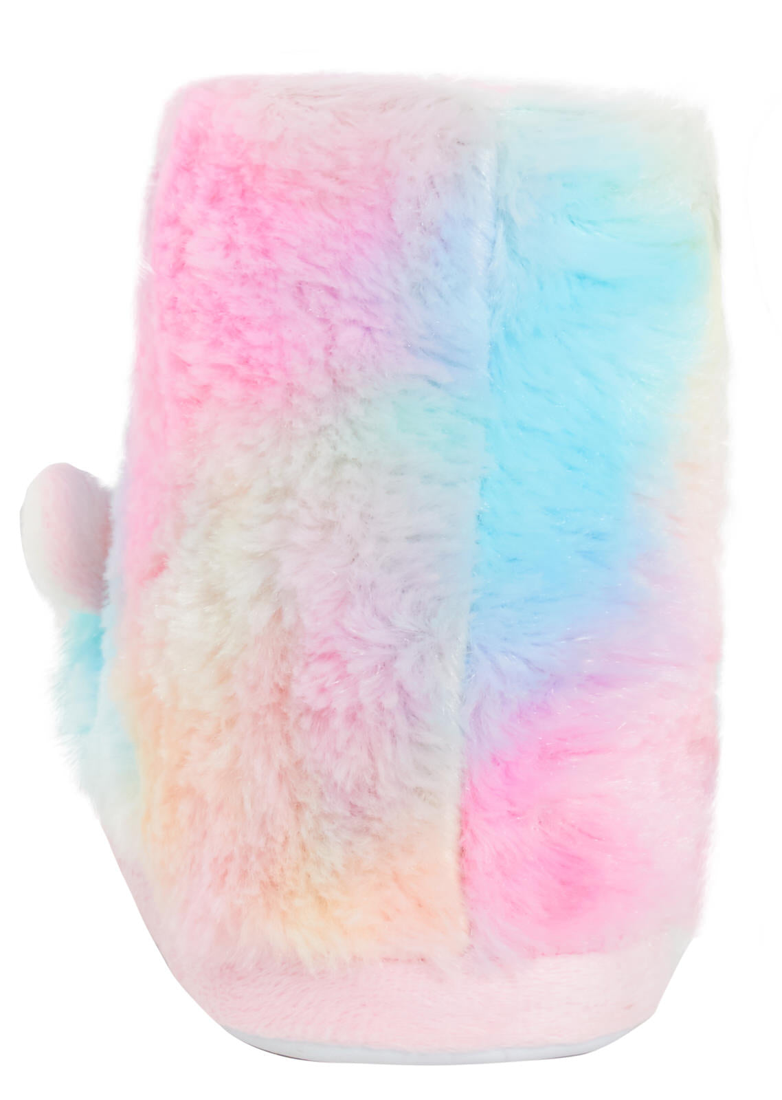 Girls Rainbow Llama Slippers Boots Kids Faux Fur Slipper Booties House Shoes