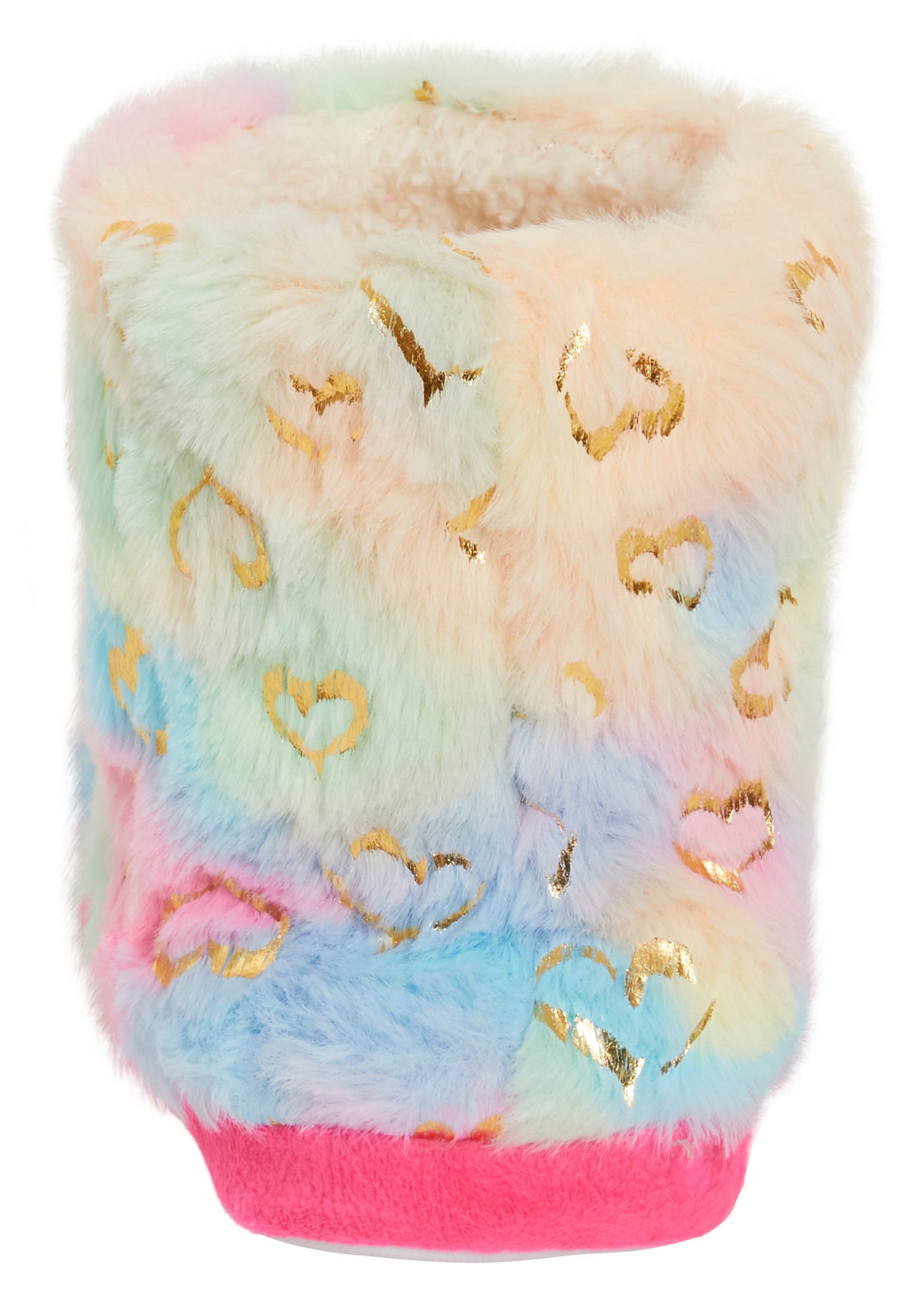 Girls Rabbit Slipper Boots Kids Rainbow Slippers Booties Bunny Ears House Shoes