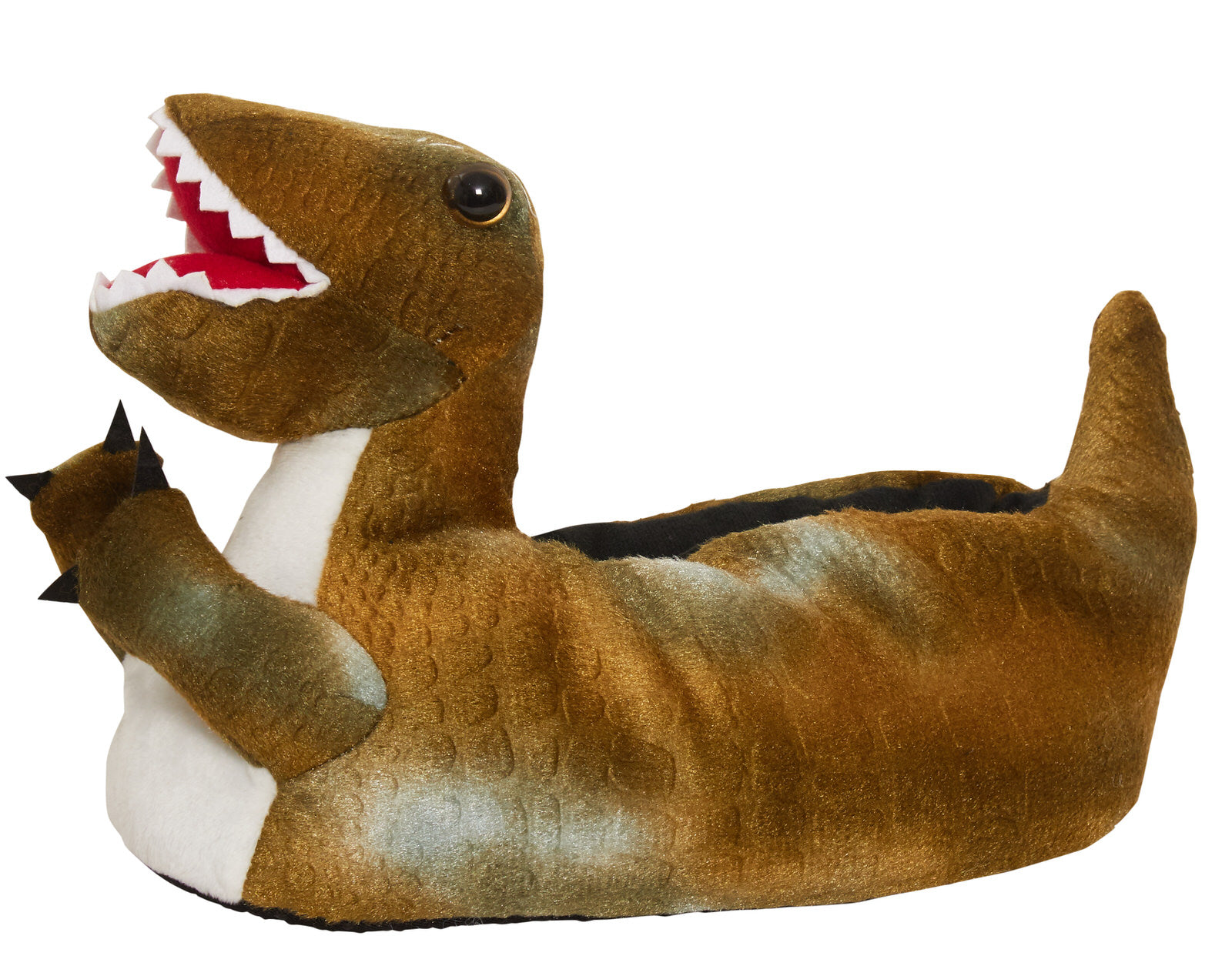 Novelty 3D Dinosaur Slippers Kids Plush Dino Slipper Boots Fleece Booties T-Rex