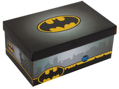 Boys Batman Slippers Easy Fasten Slipper Boots Kids DC Comics House Shoes Booties