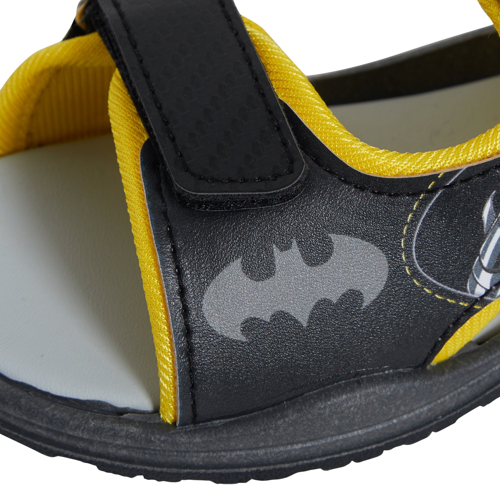 Batman Sports Sandals Kids DC Comics Open Toe Easy Fasten Sliders Summer Shoes