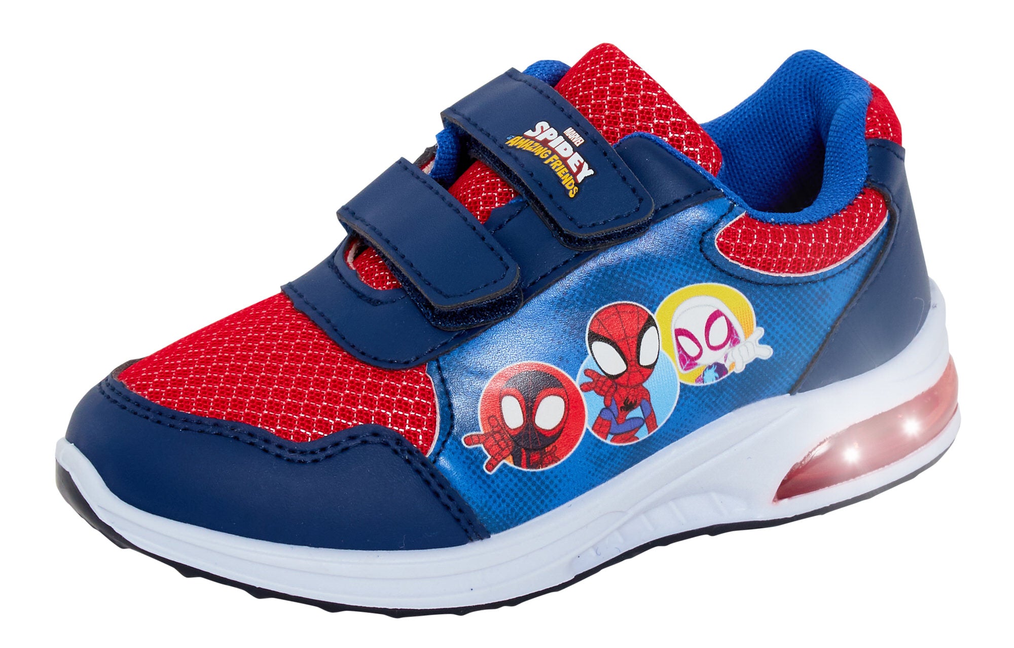 Spidey and his Amazing Friends Light Up Trainers Flashing Lights Sports Shoes