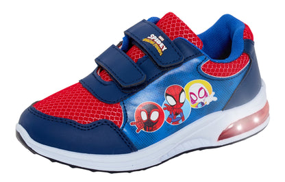 Spidey and his Amazing Friends Light Up Trainers Flashing Lights Sports Shoes