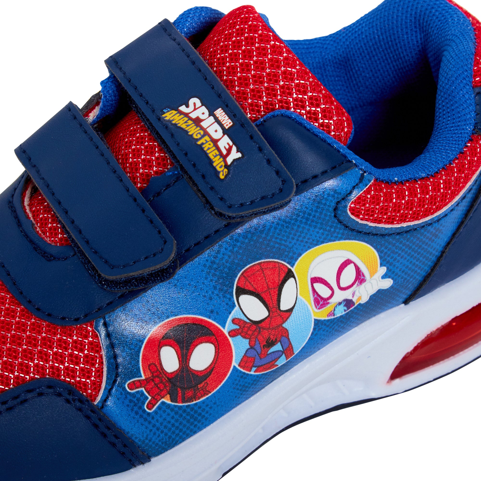 Spidey and his Amazing Friends Light Up Trainers Flashing Lights Sports Shoes