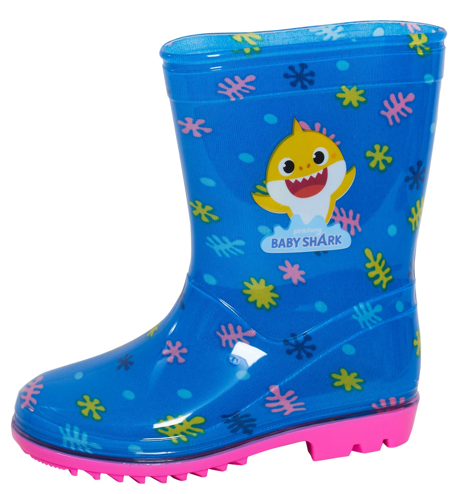 Baby Shark Wellington Boots Girls Character Rain Wellies Snow Boots Kids Shoes