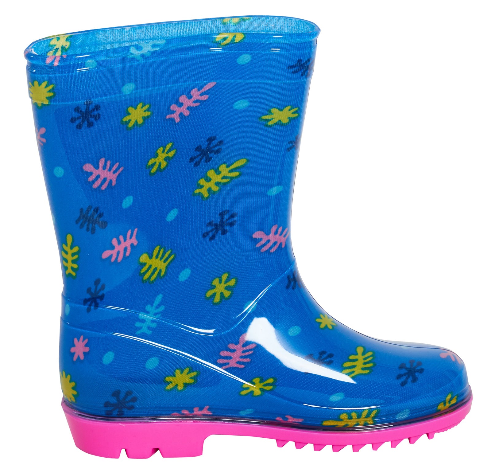 Baby Shark Wellington Boots Girls Character Rain Wellies Snow Boots Kids Shoes