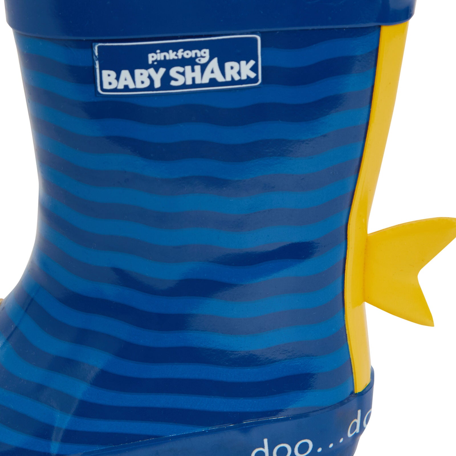 Baby Shark Wellies Boys Girls 3D Fin Rubber Wellington Boots Infants Rain Shoes