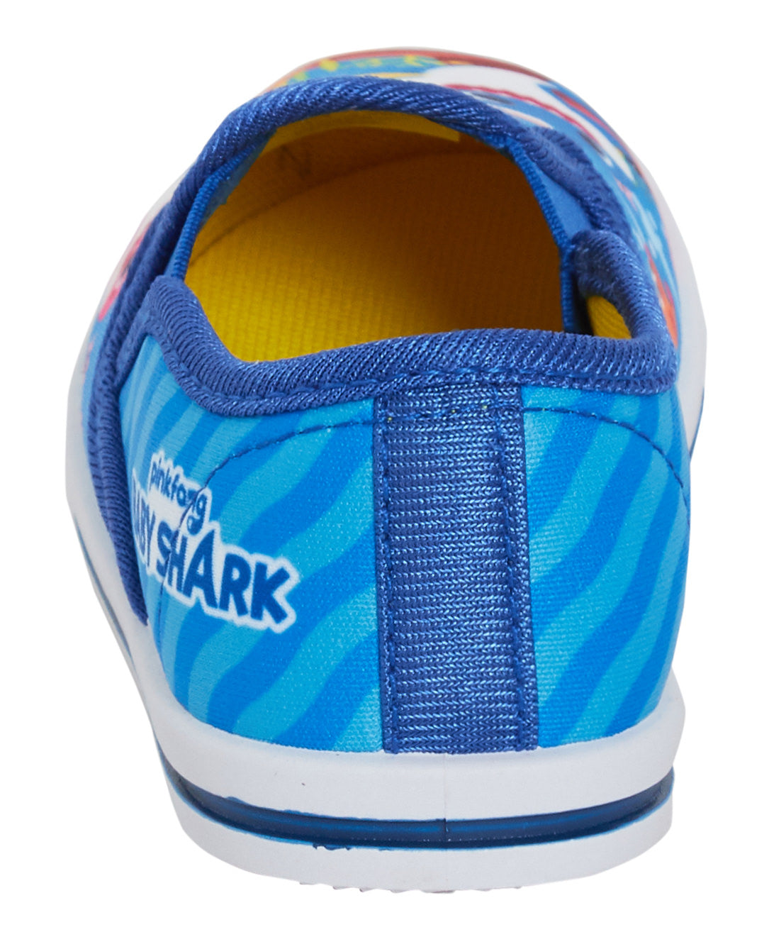Boys Baby Shark Canvas Pumps Kids Slip On Summer Shoes Plimsoles Shark Trainers