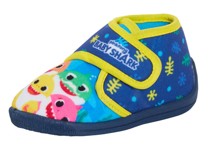 Baby Shark Slippers Boys House Shoes Toddlers First Walkers Easy Fasten Mules