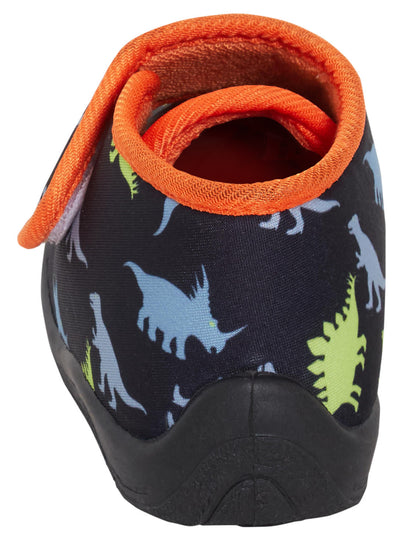 Boys Dinosaur Slipper Booties Kids Dino Slippers First Walkers Nursery Shoes