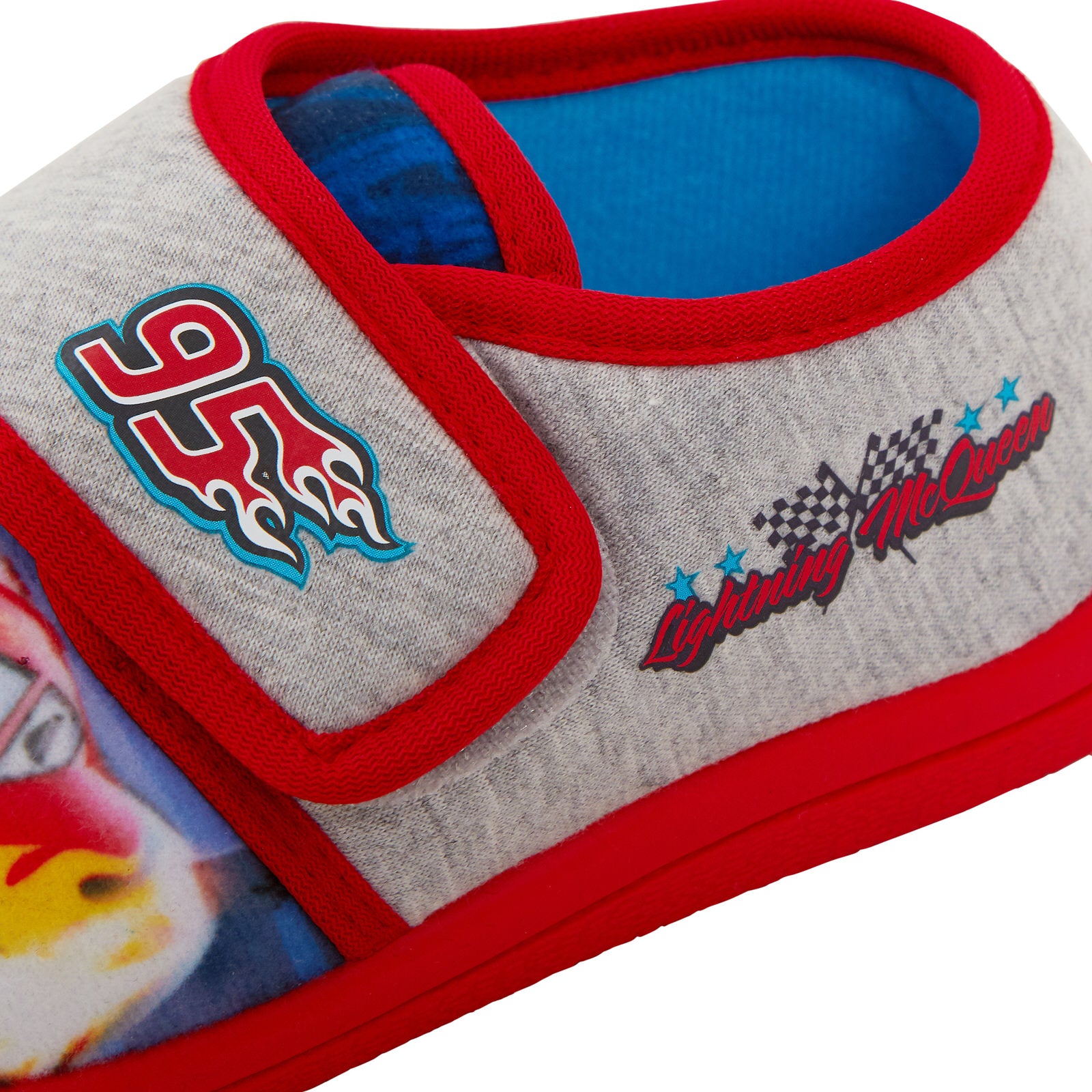 Boys Disney Cars Slippers Easy Fasten Slipper Boots Lighting McQueen House Shoes
