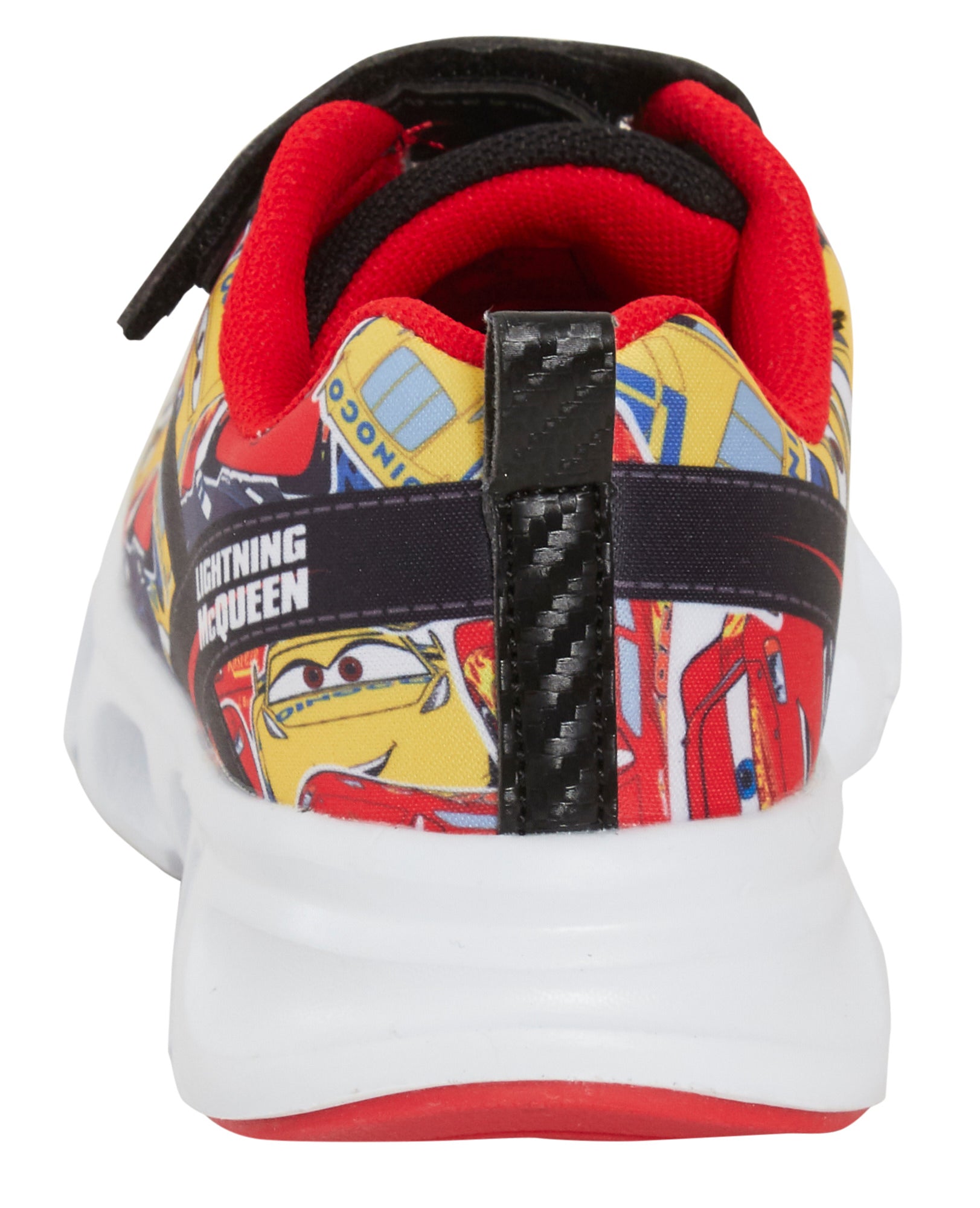 Disney Cars Light Up Trainers Kids Lightning McQueen Flashing Skate Sports Shoes
