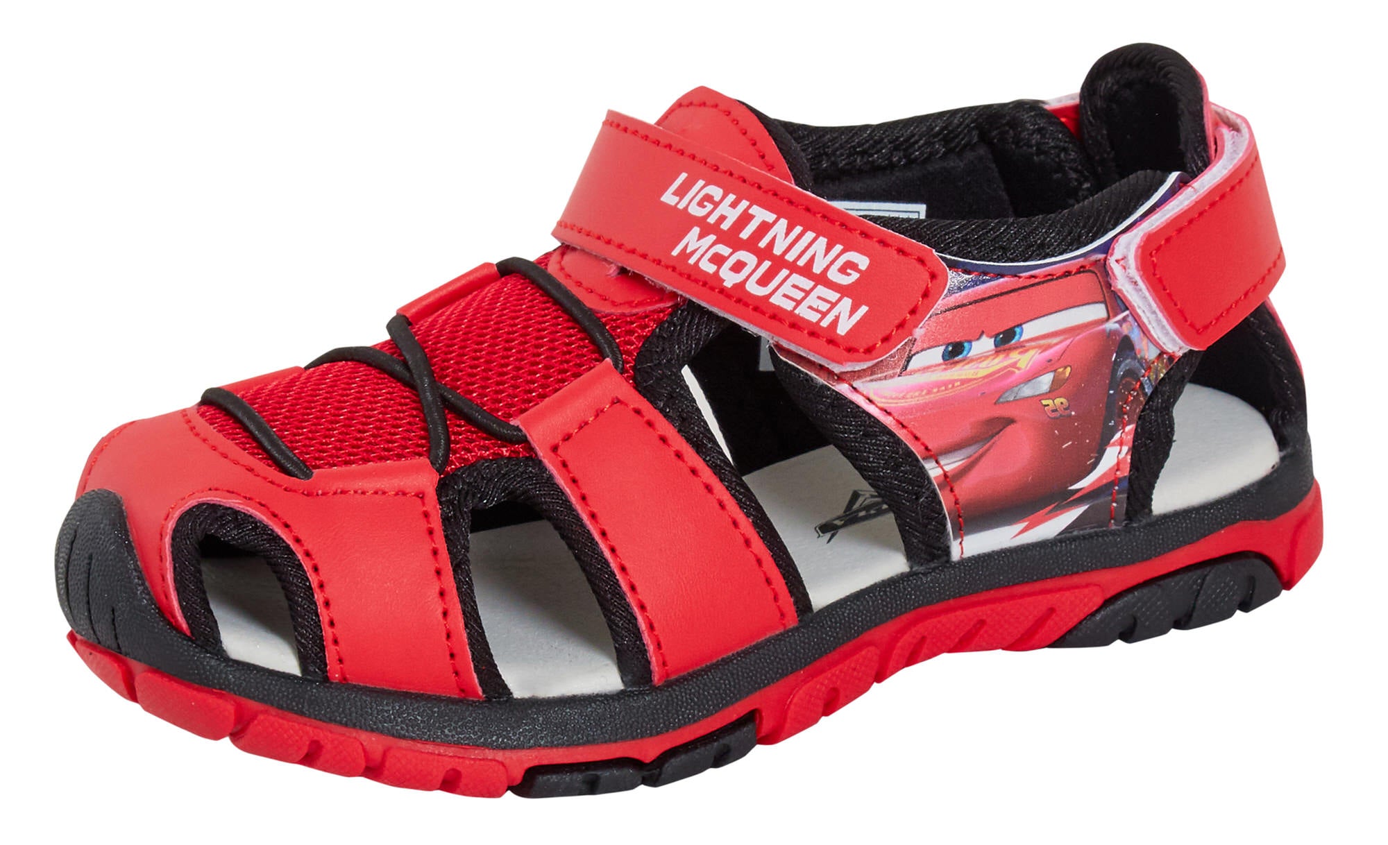 Cars Sandals Kids Lightning McQueen Closed Toe Sport Sandals Walking Summer Shoe