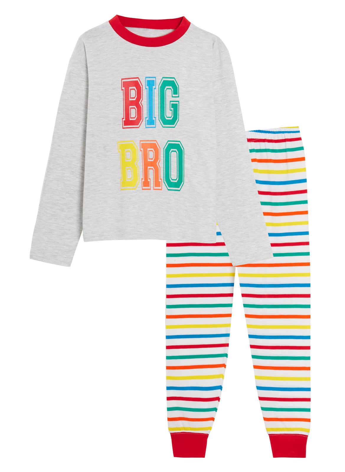 Boys Girls Kids Matching Family Full length Pyjamas Big Little Bro Sis Pjs Size