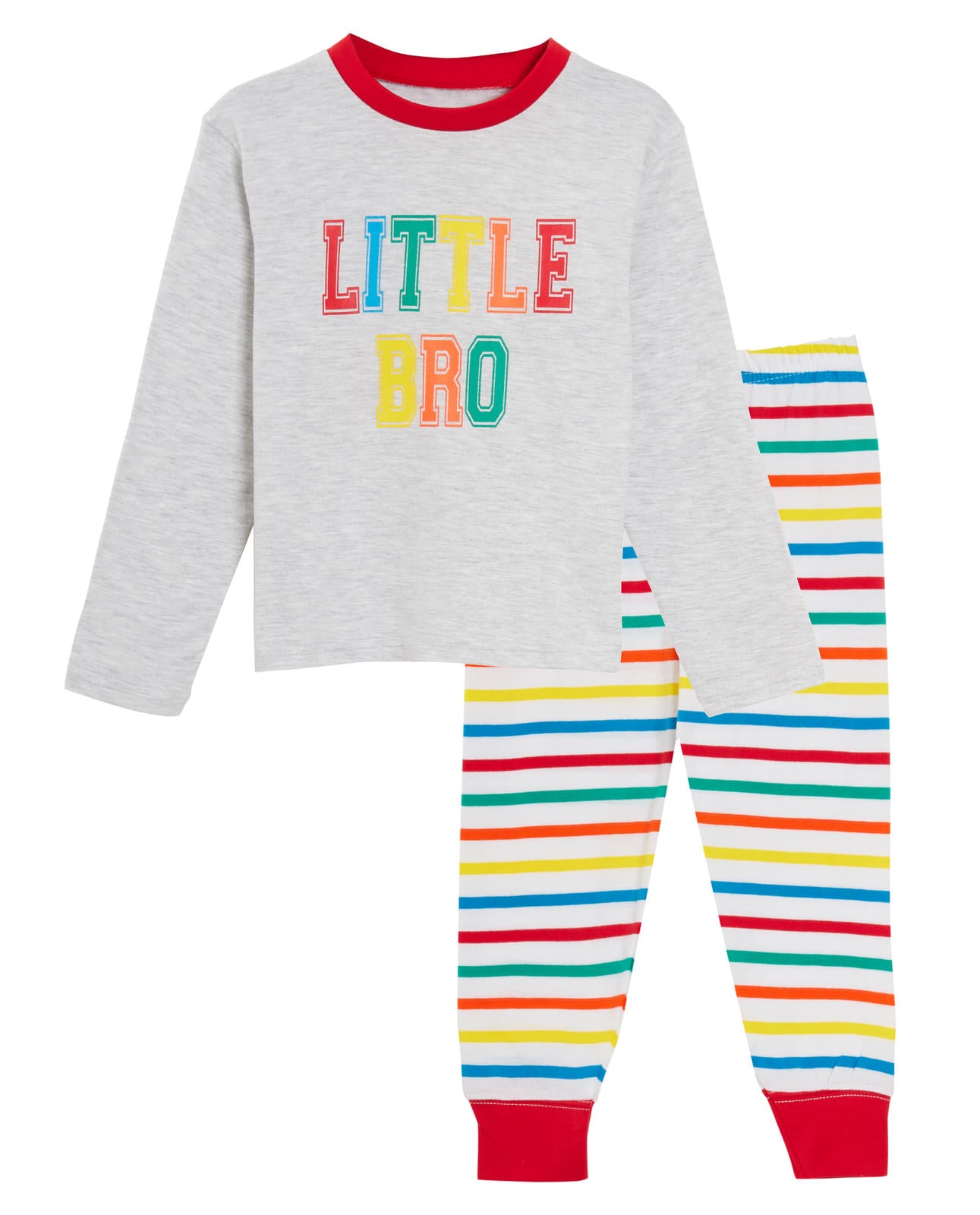 Boys Girls Kids Matching Family Full length Pyjamas Big Little Bro Sis Pjs Size