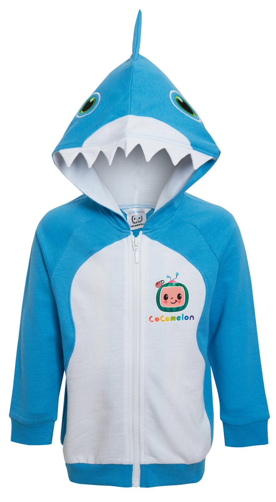 Cocomelon Baby Shark Hoodie Kids Hooded Jacket Zip Hoodie Infants 3D Coat Jumper