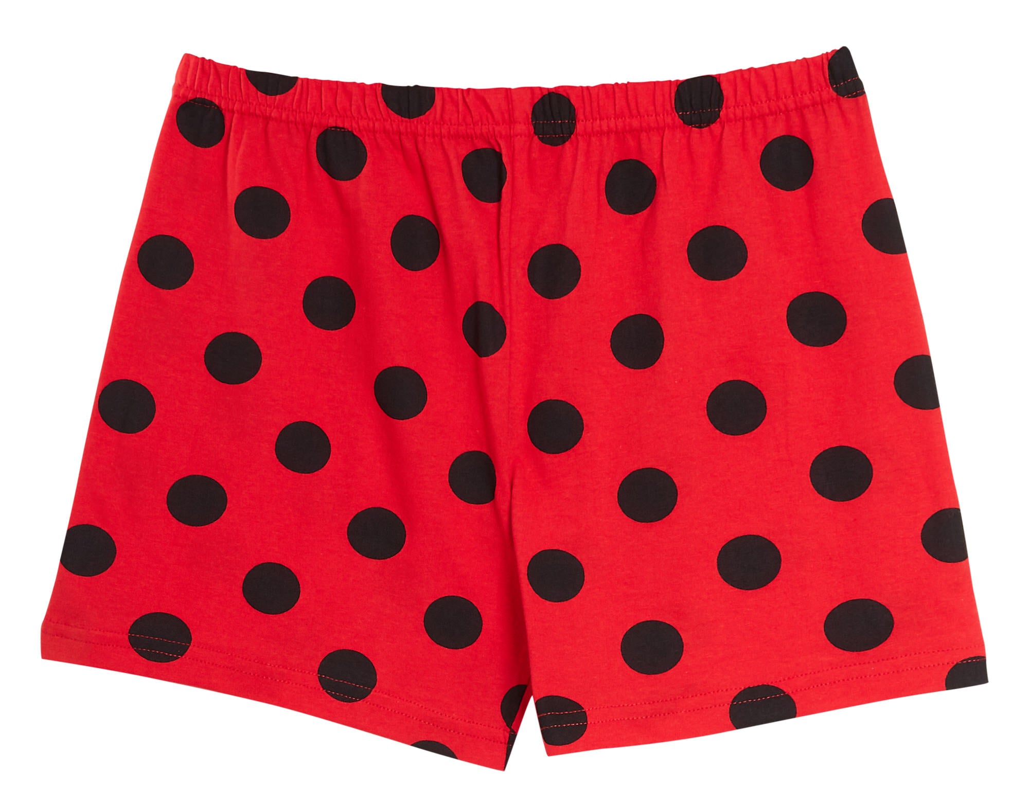 Miraculous Ladybug Short Pyjamas Girls Kids Red Shortie Pjs Dress Up Shorts Set