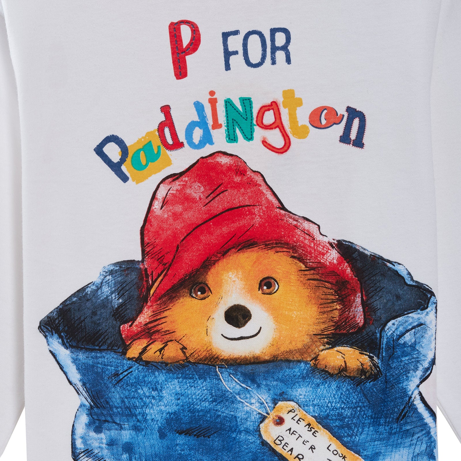 Paddington Bear Pyjamas Kids Full Length Long Sleeve Boys Girls Unisex Pjs Set