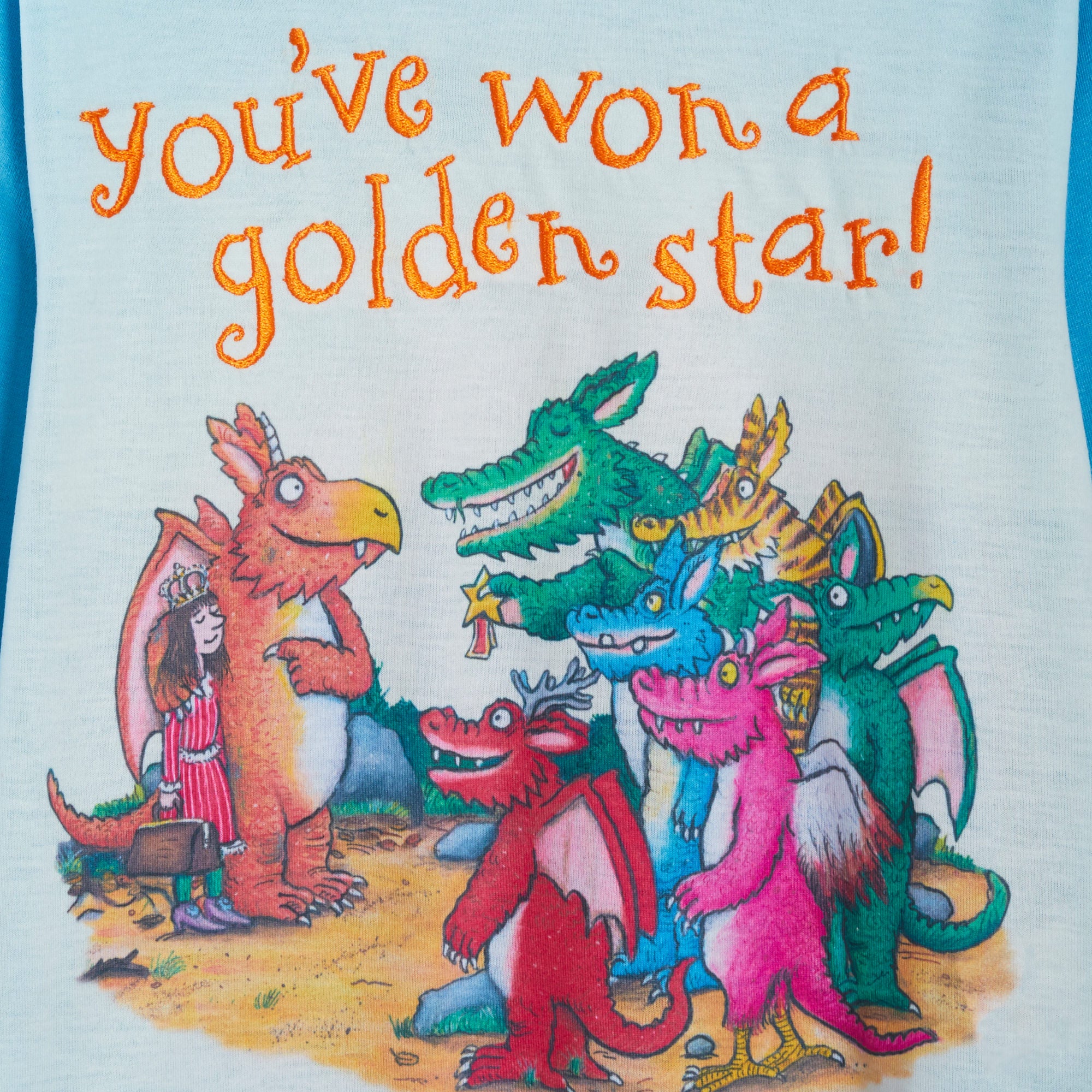 Kids Zog the Dragon Pyjamas Boys Full Length Pjs Girls Nightwear Set Loungewear