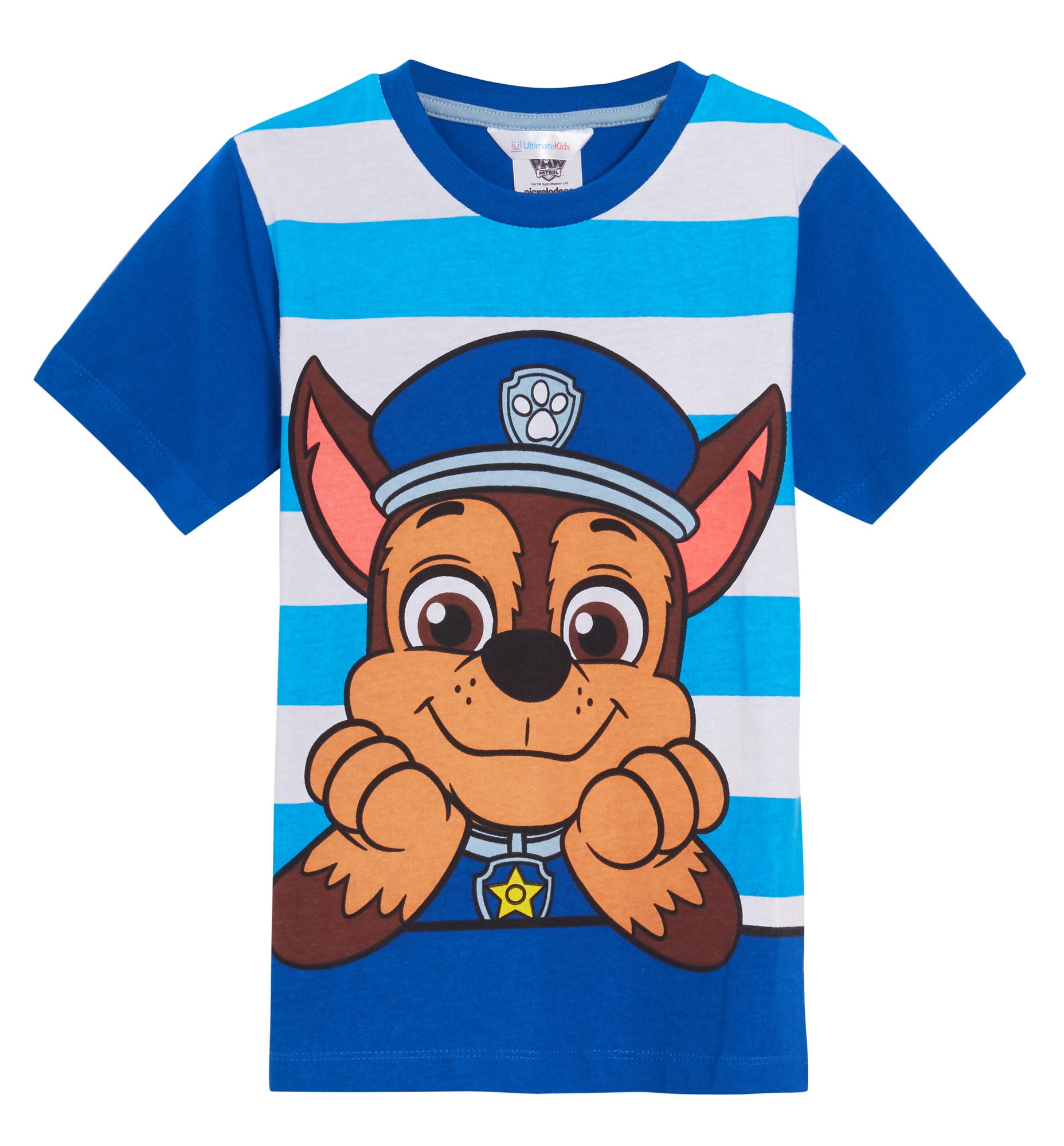 Boys 3 Pack Paw Patrol T-Shirts Chase Marshall Rubble Dress Up Top Short Tees