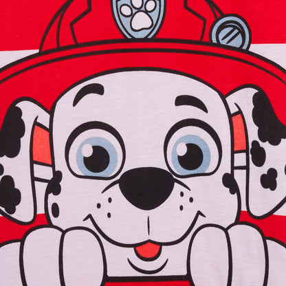 Boys 3 Pack Paw Patrol T-Shirts Chase Marshall Rubble Dress Up Top Short Tees