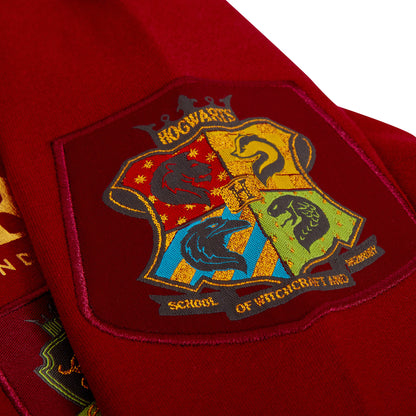 Harry Potter Hoodie Kids Hogwarts House Teams Crest Hooded Fleece Top Sweatshirt