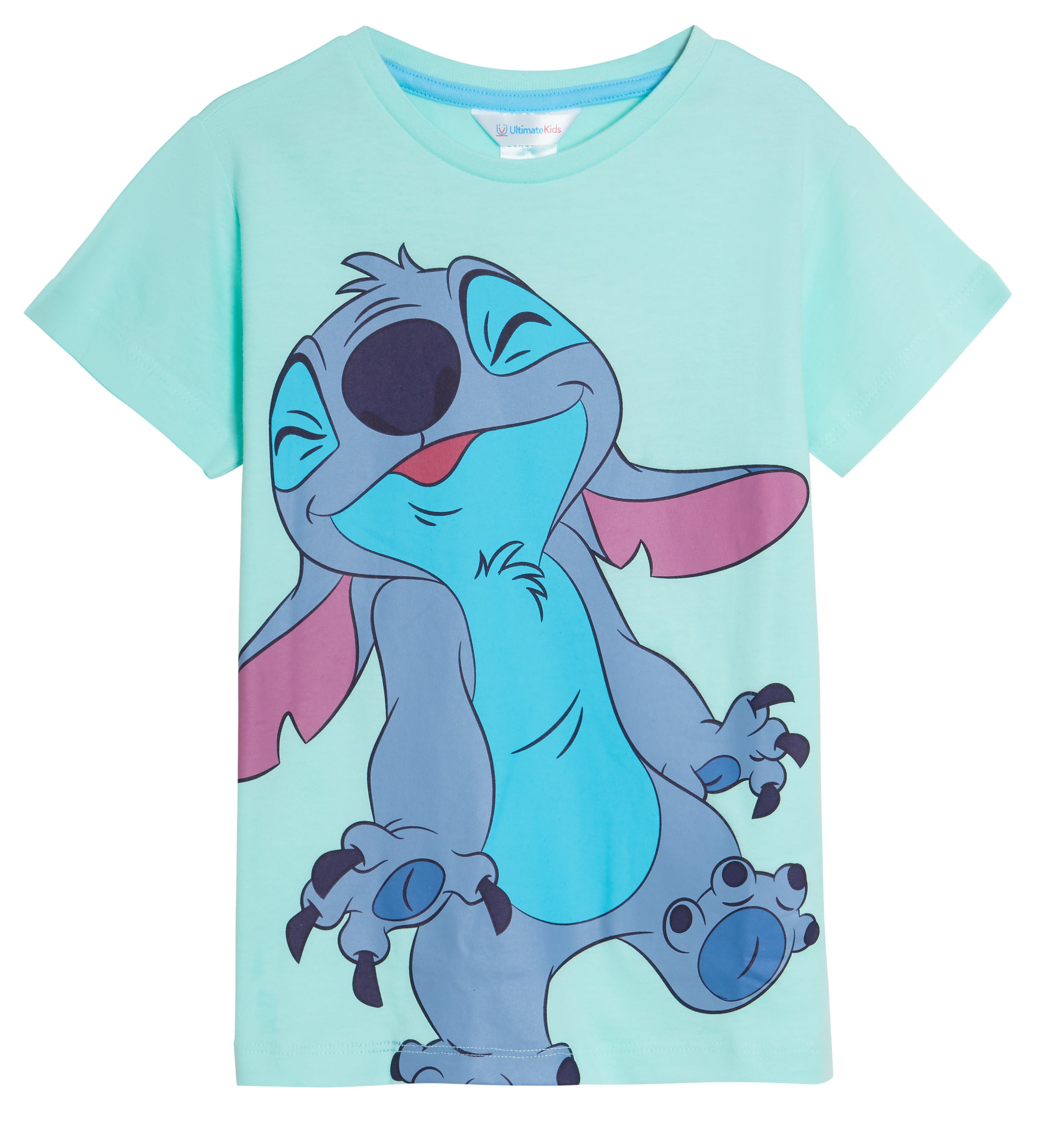 Girls 3 Pack Lilo & Stitch T-Shirts Disney Angel Summer Tops Short Sleeve Tees