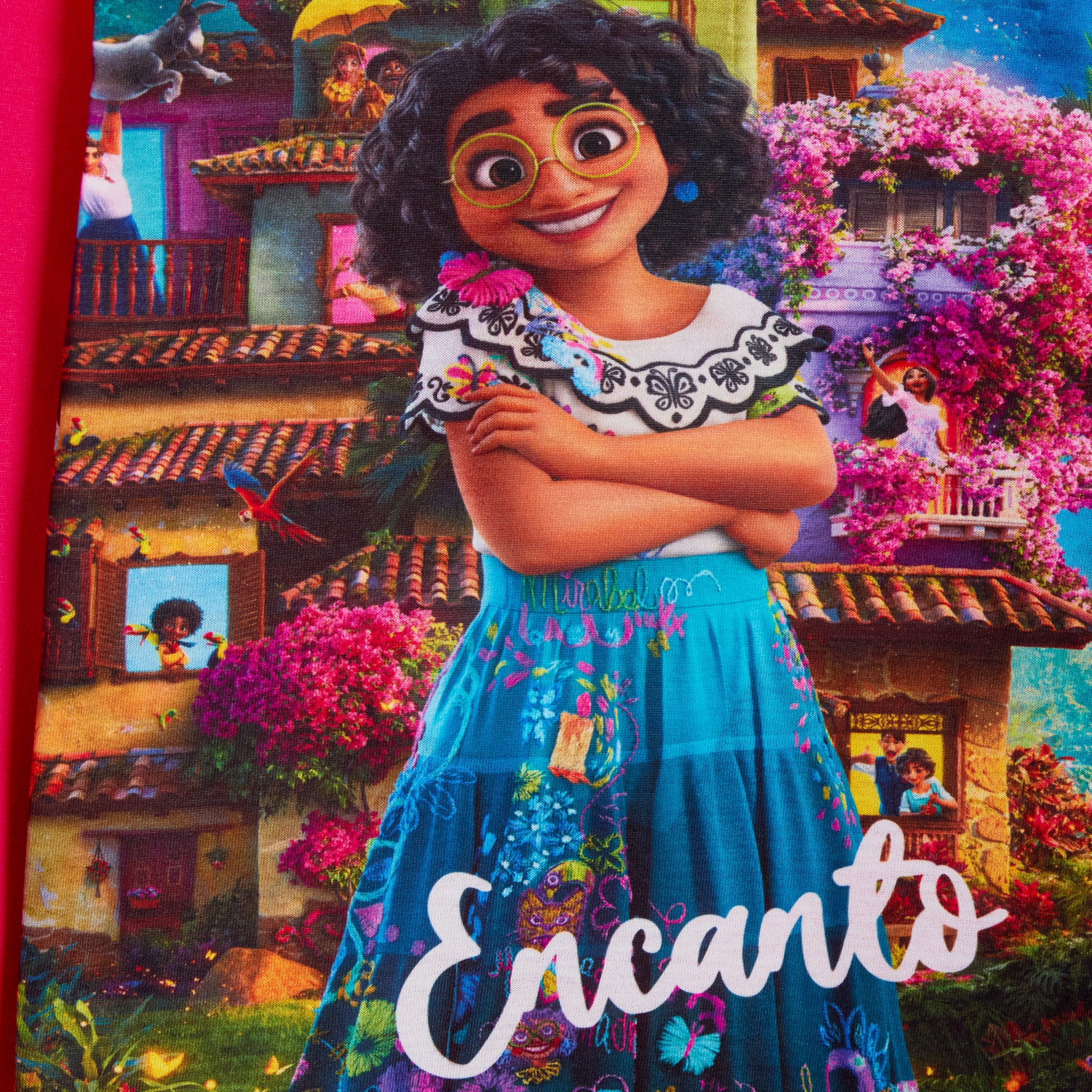 Girls Disney Encanto Pyjamas For Kids Full Length Mirabel Pjs Madrigal Nightwear