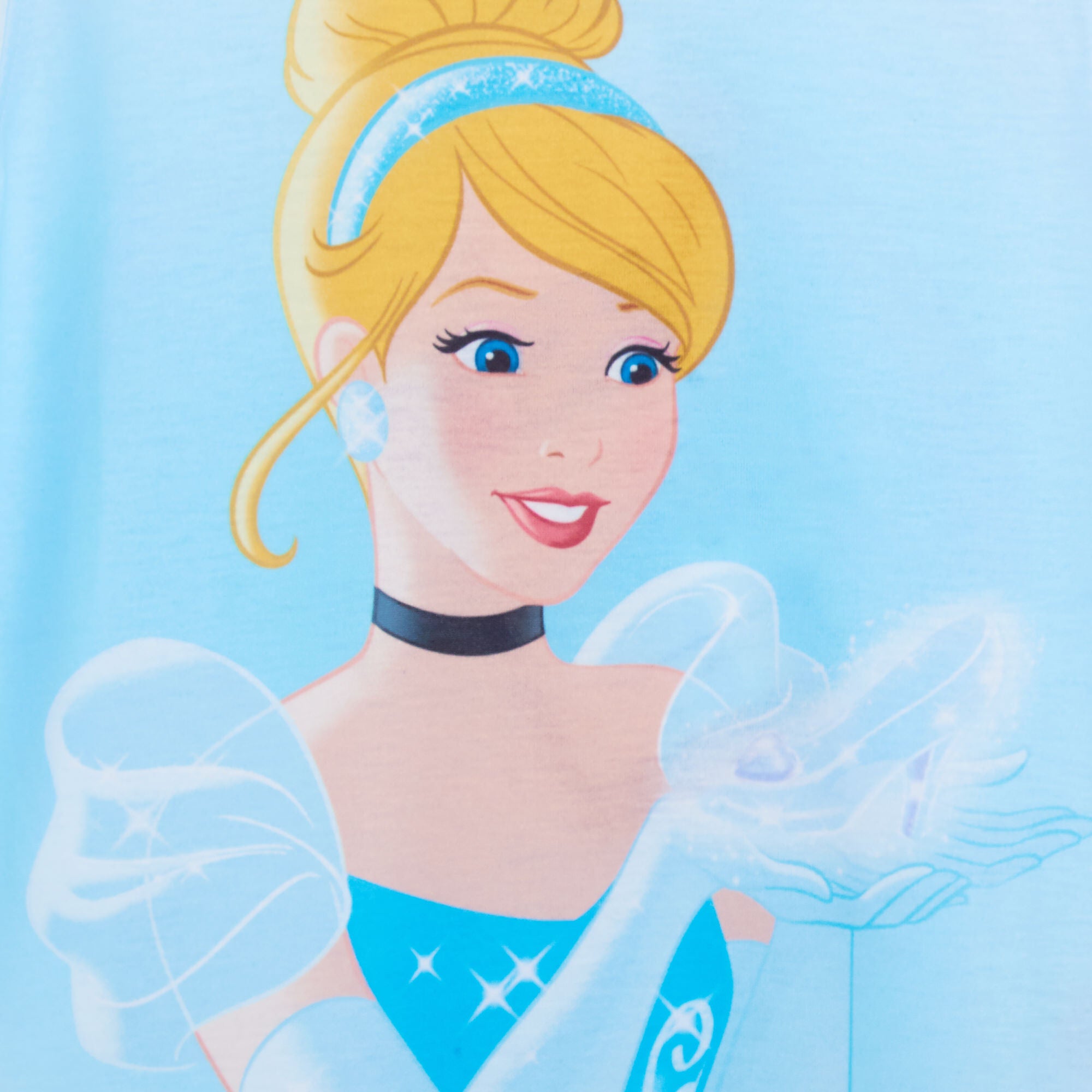 Girls 3 Pack Disney Princess T-Shirts Kids Ariel Tiana Cinderella  Dress Up Tops