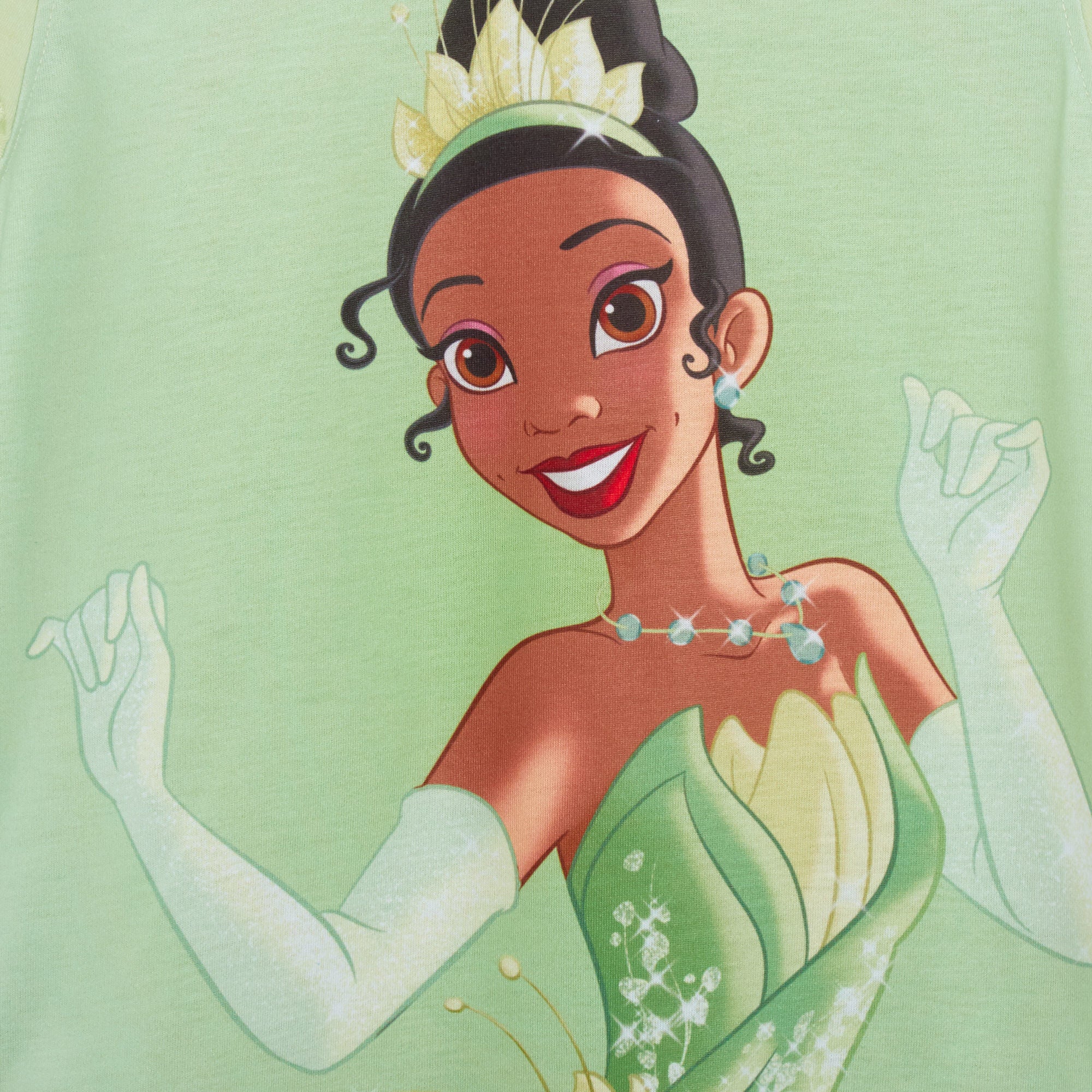 Girls 3 Pack Disney Princess T-Shirts Kids Ariel Tiana Cinderella  Dress Up Tops