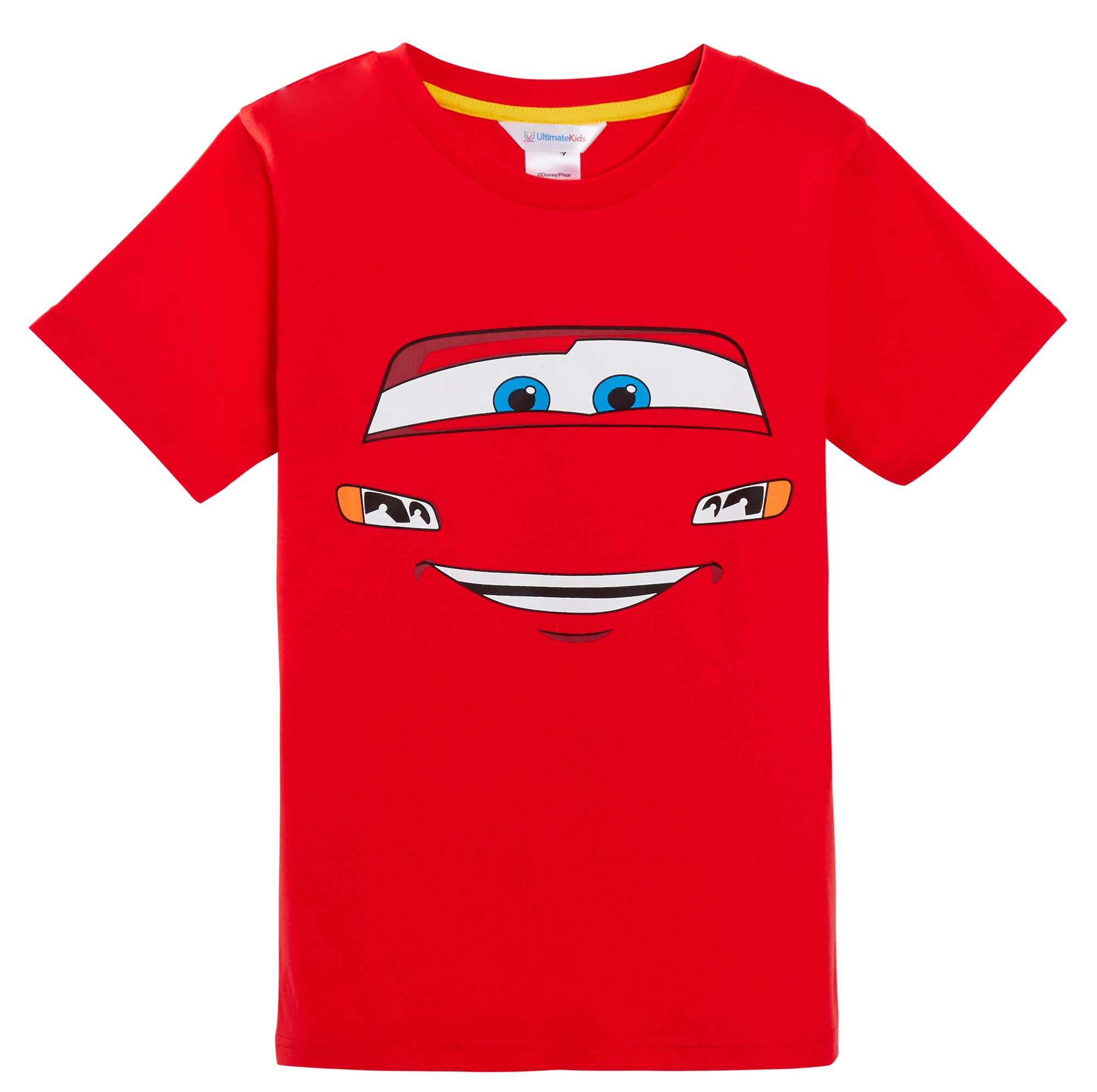 Boys 3 Pack Disney Cars T-Shirts Lightning McQueen Dress Up Top Short Summer Tee