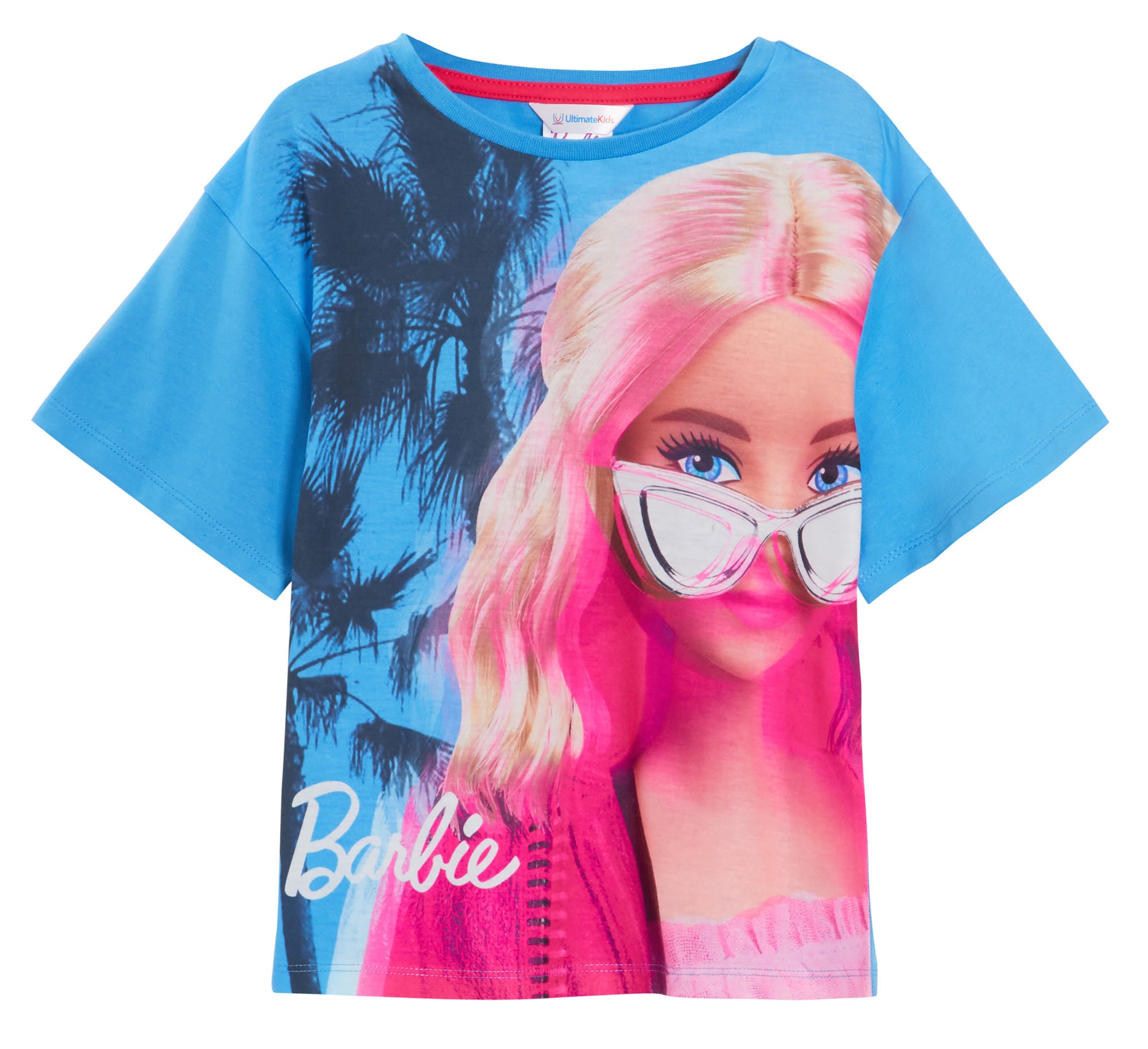 Girls 3 Pack Barbie T-Shirts Kids Cotton Tees Multipack Official Dress Up Tops