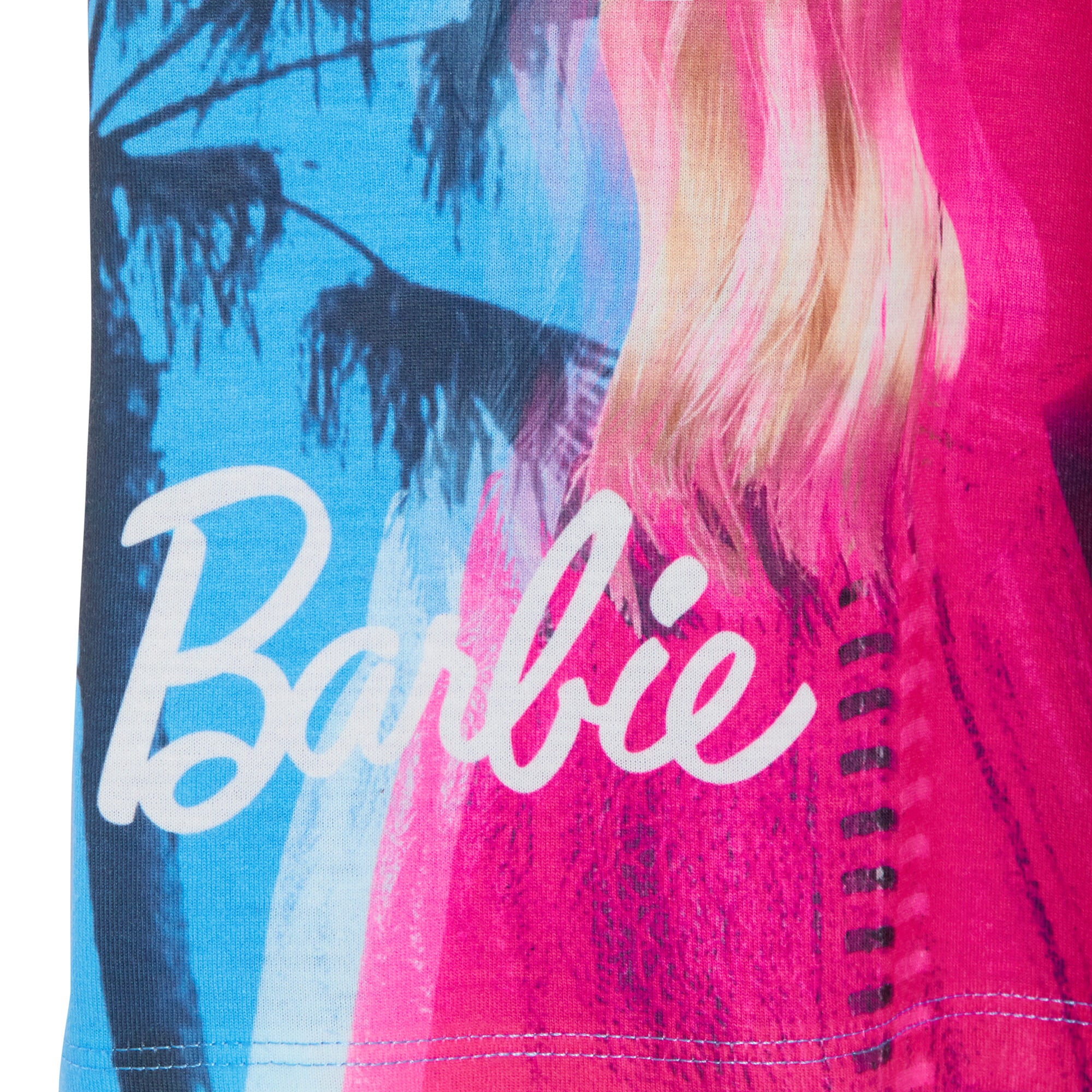 Girls 3 Pack Barbie T-Shirts Kids Cotton Tees Multipack Official Dress Up Tops