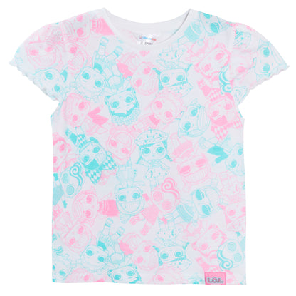 Girls 3 Pack L.O.L Surprise ! Dolls T-Shirts Kids LOL Dolls Dress Up Tops Tees