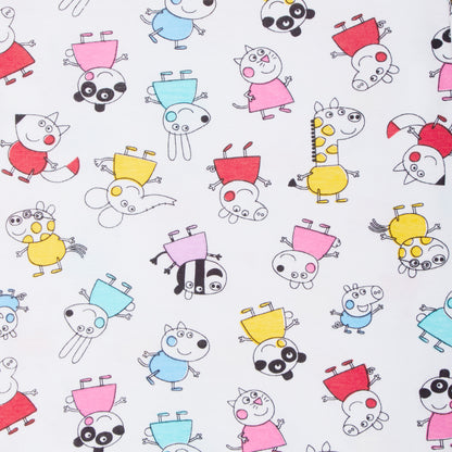 Girls 3 Pack Peppa Pig T-Shirts Kids Peppa Dress Up Tops Girls Summer Tees Gift