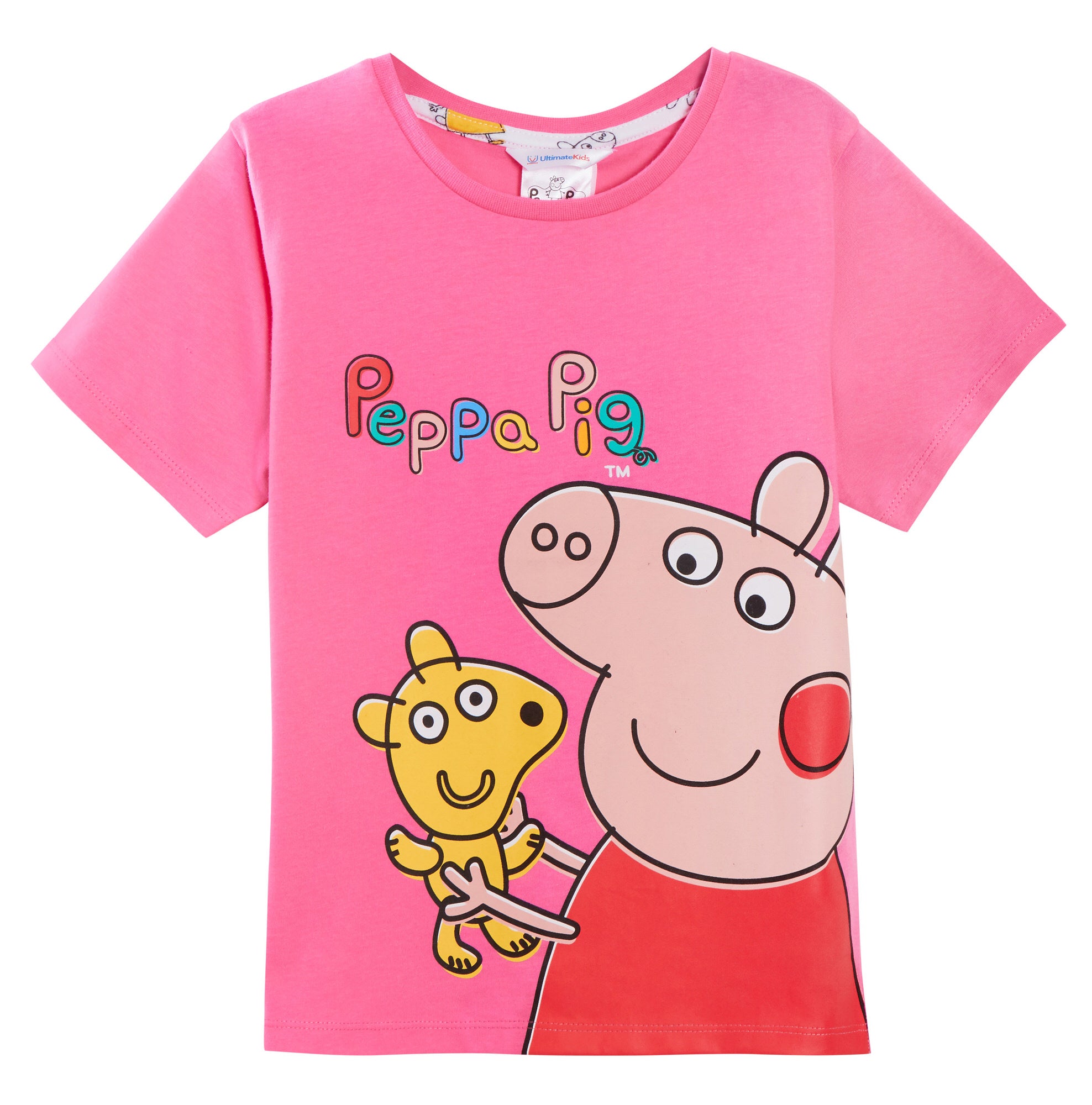 Girls 3 Pack Peppa Pig T-Shirts Kids Peppa Dress Up Tops Girls Summer Tees Gift