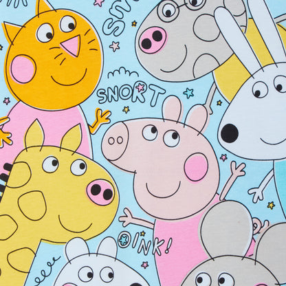 Girls 3 Pack Peppa Pig T-Shirts Kids Peppa Dress Up Tops Girls Summer Tees Gift