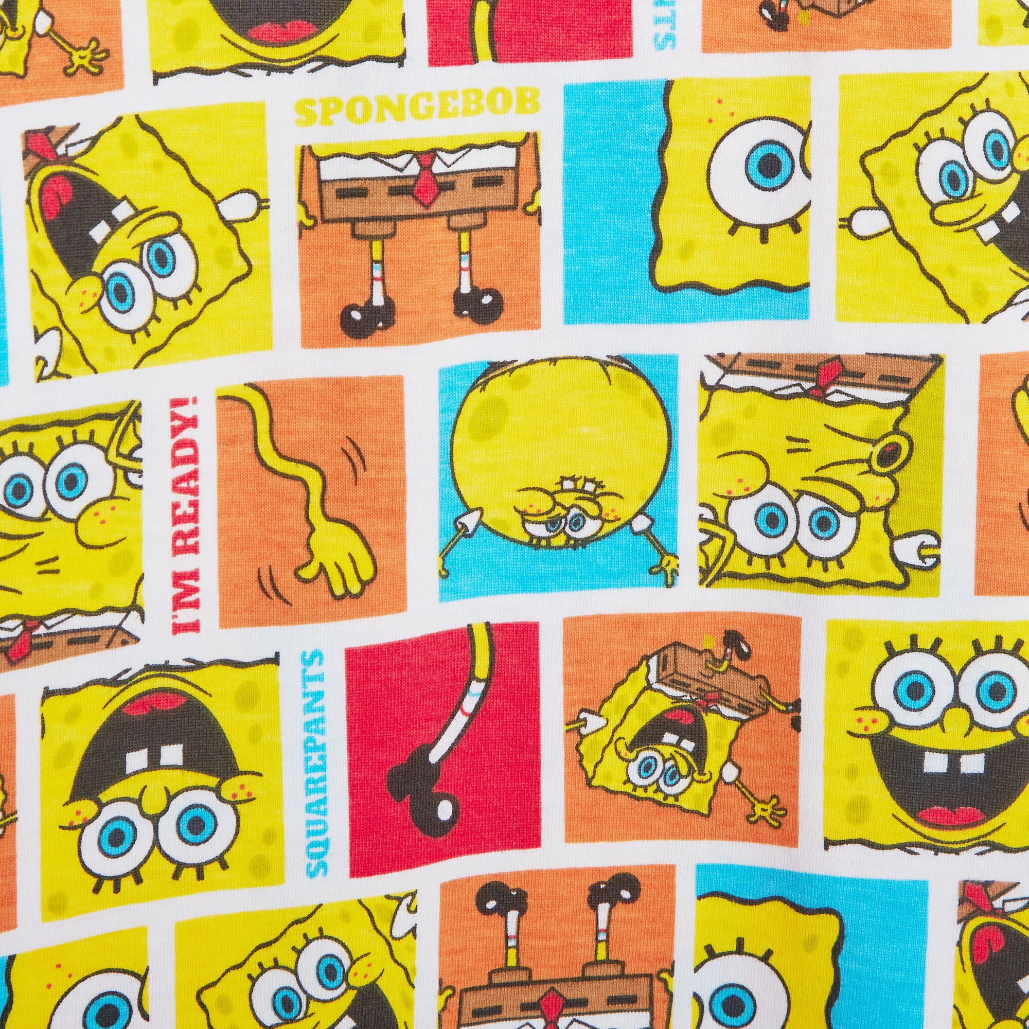 Kids 3 Pack SpongeBob SquarePants T-Shirts Boys Girls Dress Up Tops Summer Tees