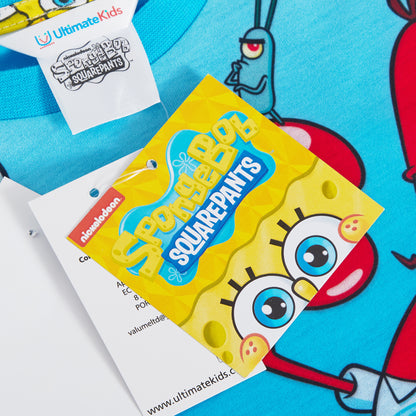 Kids 3 Pack SpongeBob SquarePants T-Shirts Boys Girls Dress Up Tops Summer Tees