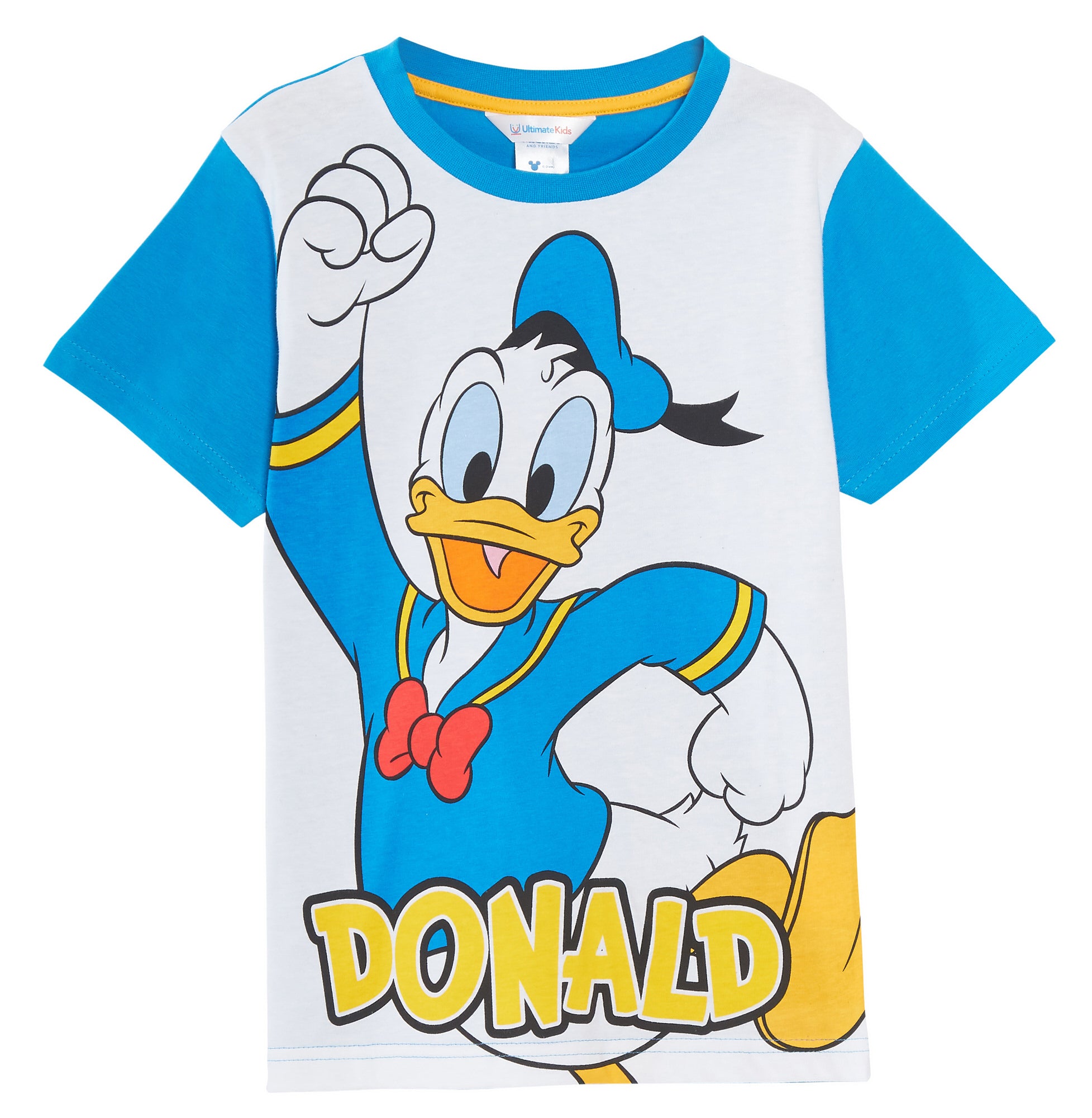 Kids 3 Pack Classic Disney T-Shirts Mickey Goofy Donald Dress Up Top Summer Tees