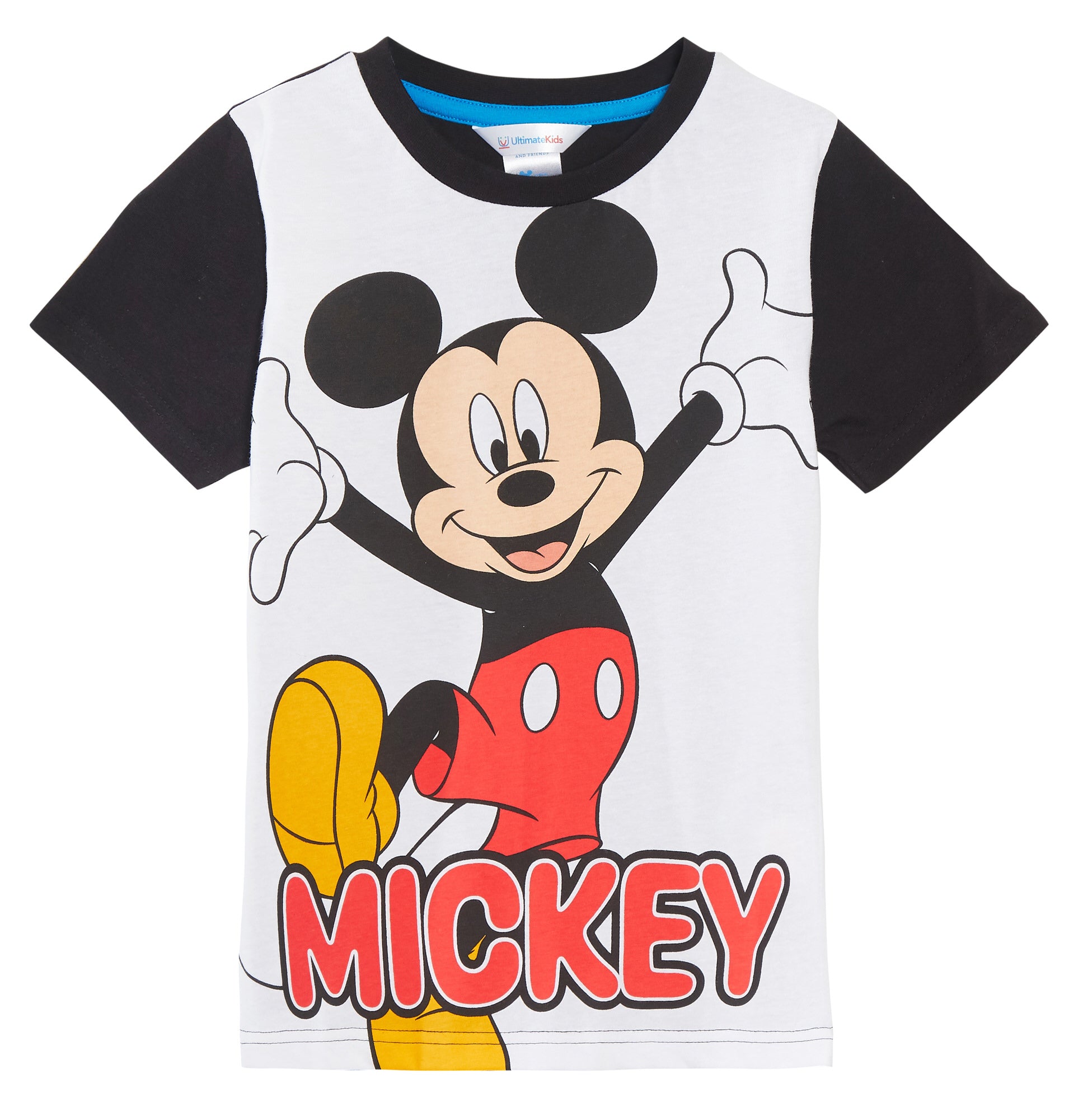 Kids 3 Pack Classic Disney T-Shirts Mickey Goofy Donald Dress Up Top Summer Tees