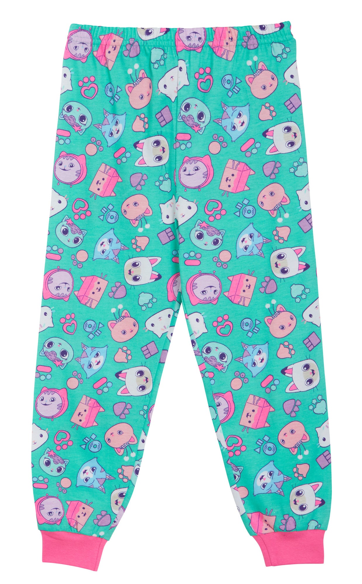 Girls Gabby's Dollhouse Pyjamas For Kids Girls Full Length Pjs Set Nightwear