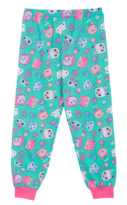 Girls Gabby's Dollhouse Pyjamas For Kids Girls Full Length Pjs Set Nightwear
