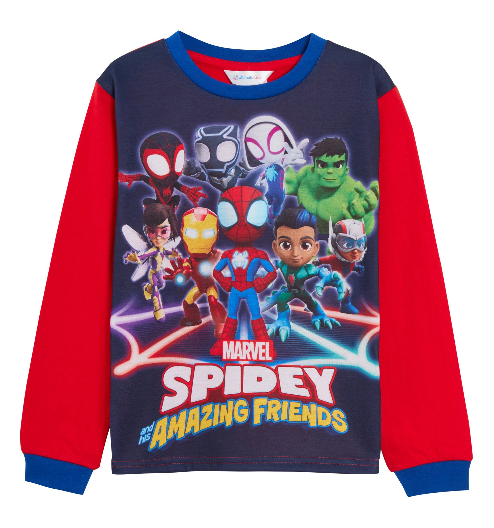 Spidey And His Amazing Friends Pyjamas Kids Spiderman Hulk Miles Morales Pjs Set