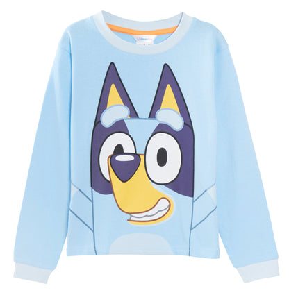 Kids Bluey Pyjamas 2 Pack Boys Girls Bingo + Bluey Pjs Long Sleeve Nightwear Set