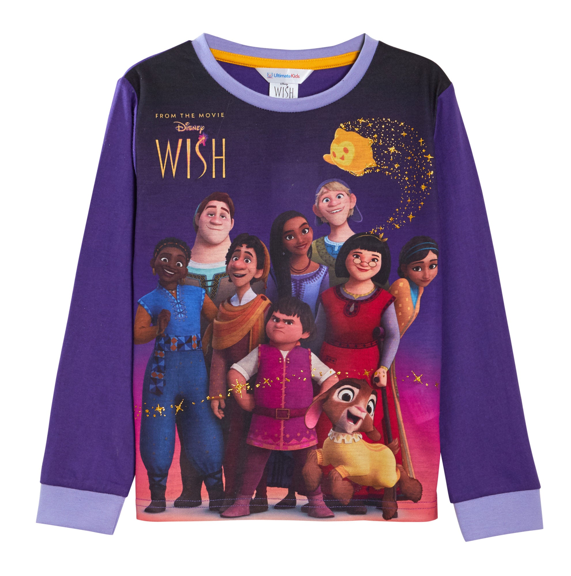 Girls Disney Wish Pyjamas For Kids Girls Full Length Disney Asha Pjs Nightwear